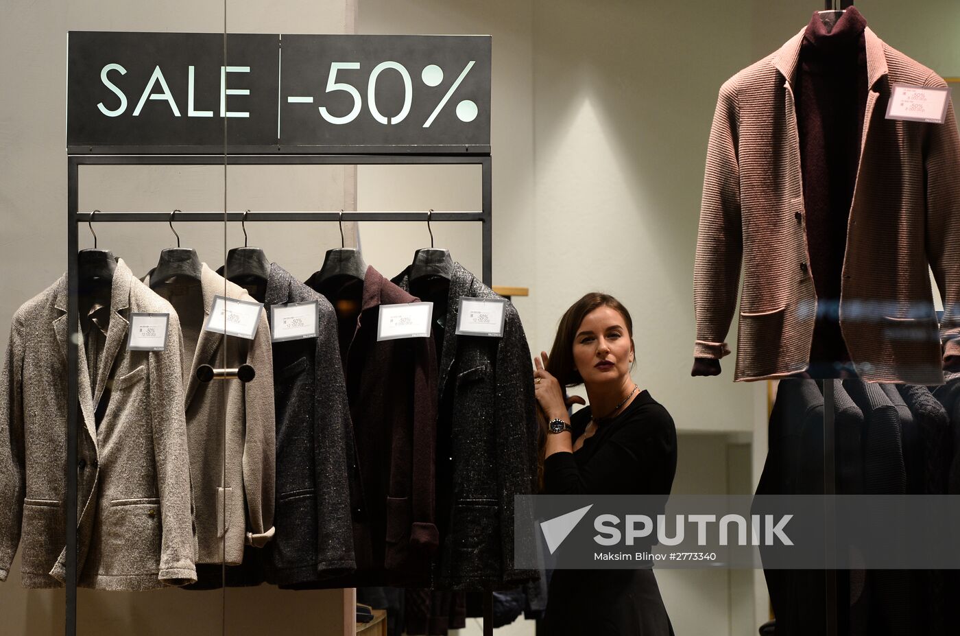 Discount sales in Moscow stores