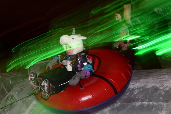 "The Ice Moscow. A Family Circle" festival in Pobedy Park on Poklonnaya Hill