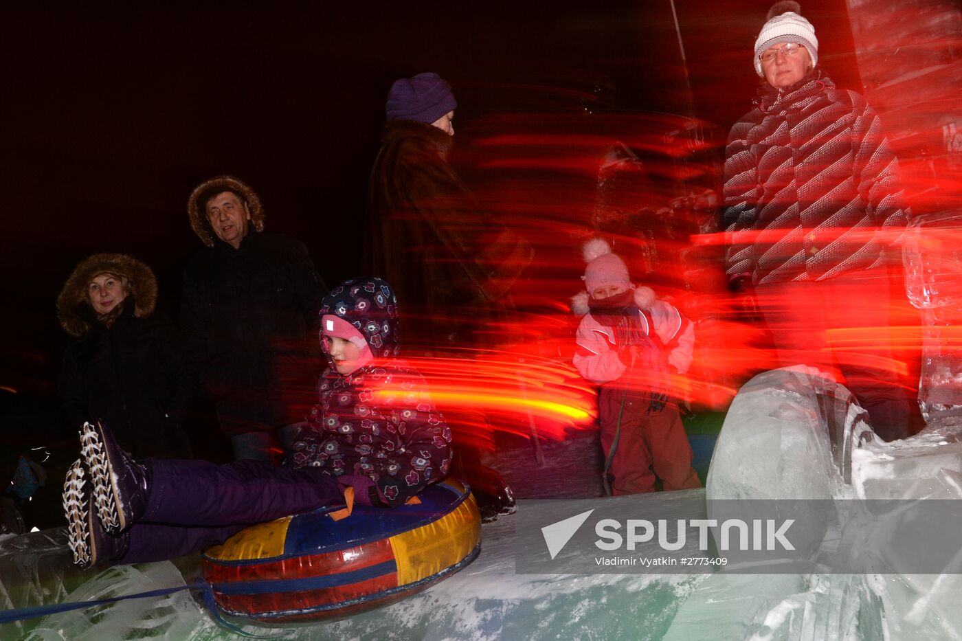 "The Ice Moscow. A Family Circle" festival in Pobedy Park on Poklonnaya Hill