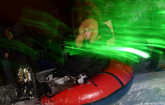 "The Ice Moscow. A Family Circle" festival in Pobedy Park on Poklonnaya Hill
