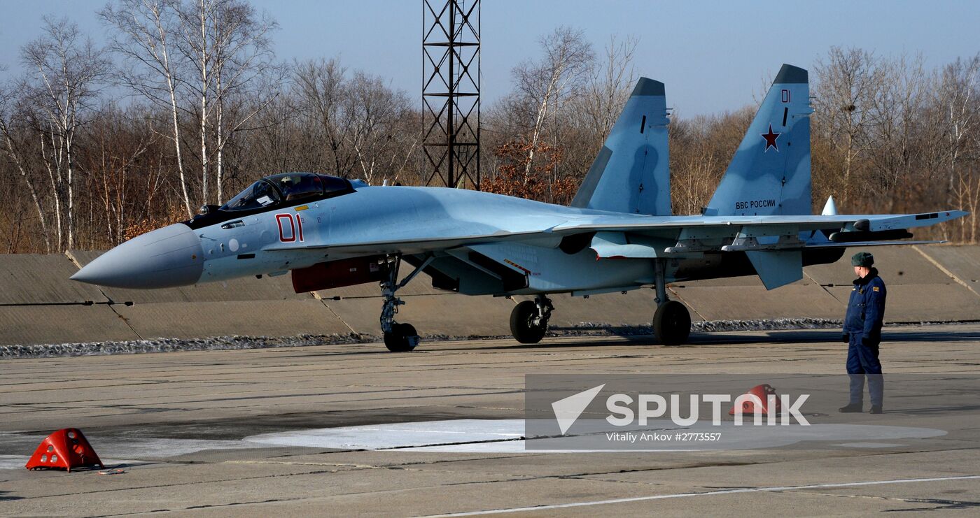 Eastern Military District air force regiment gets two new Sukhoi 35S jets