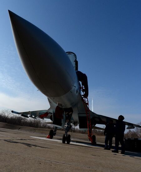 Eastern Military District air force regiment gets two new Sukhoi 35S jets