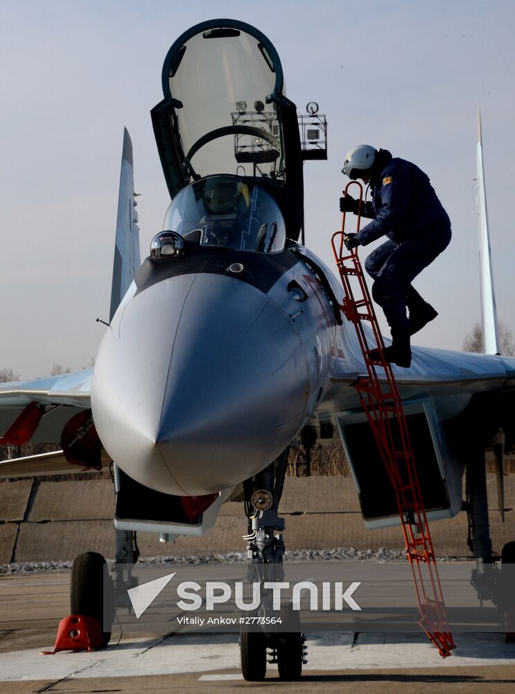 Eastern Military District air force regiment gets two new Sukhoi 35S jets