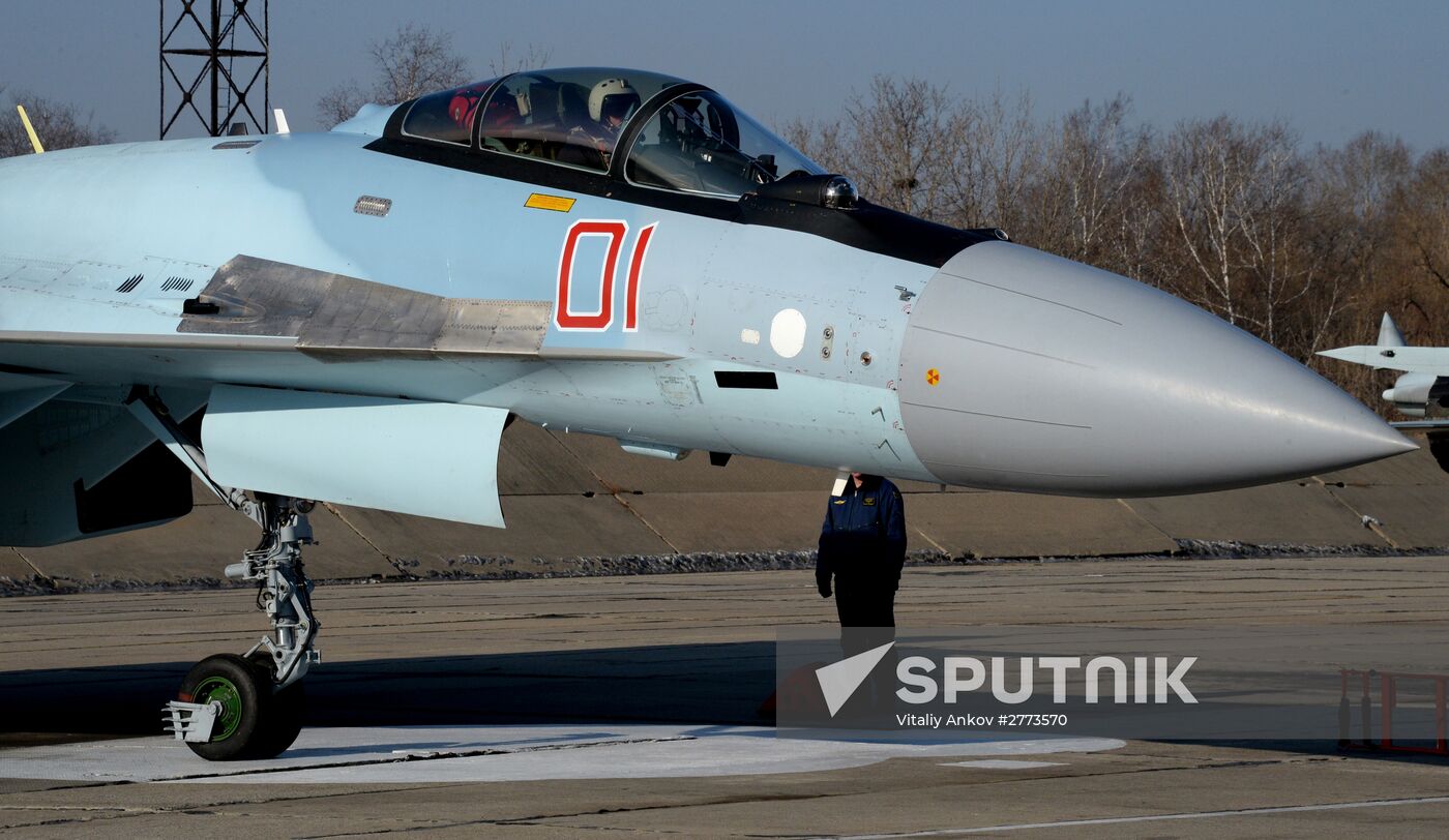 Eastern Military District air force regiment gets two new Sukhoi 35S jets