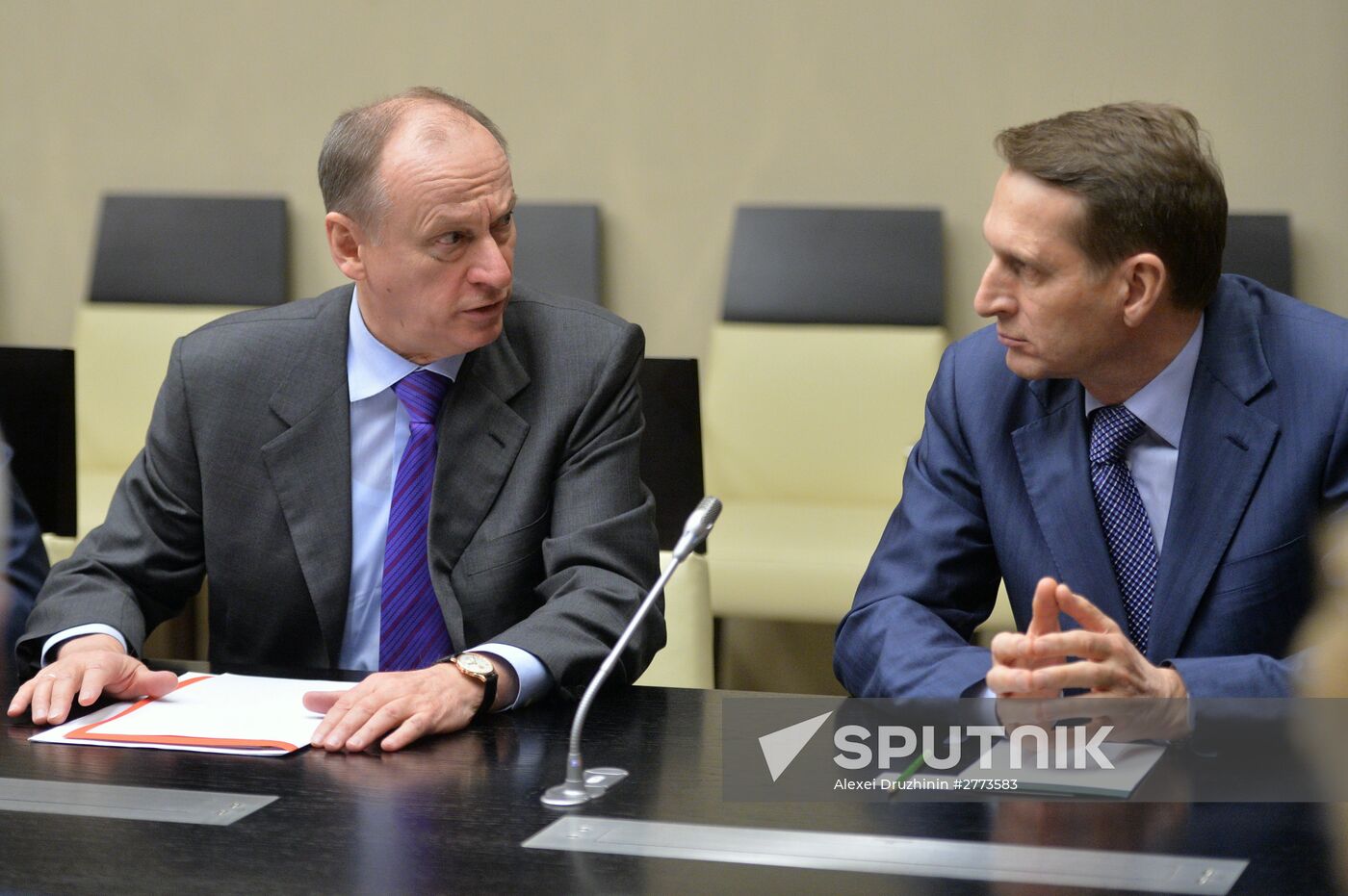 President Vladimir Putin chairs Russia's Security Council meeting