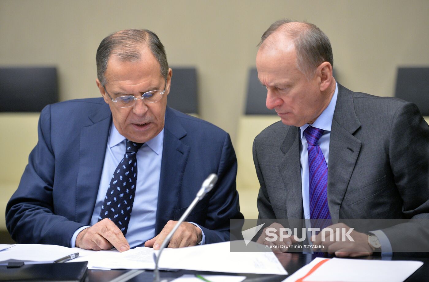 President Vladimir Putin chairs Russia's Security Council meeting