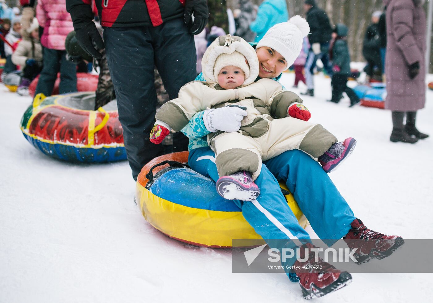 Snow Day celebrated in Russia's Ivanovo