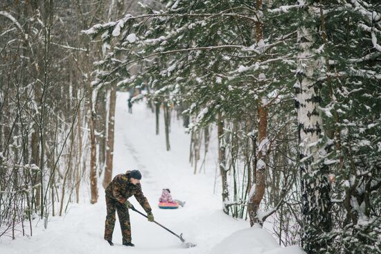 Snow Day celebrated in Russia's Ivanovo