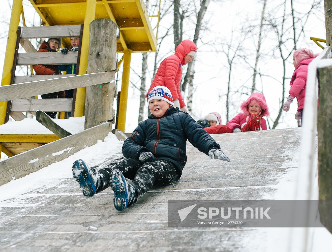 Snow Day celebrated in Russia's Ivanovo