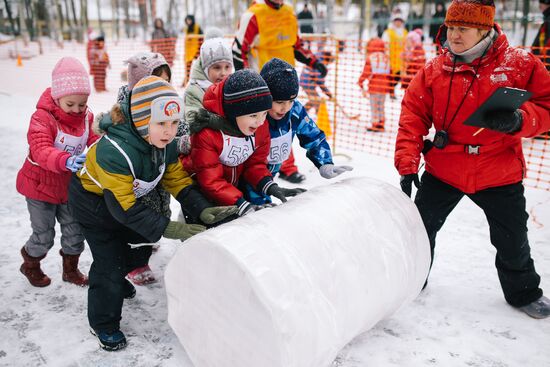 Snow Day celebrated in Russia's Ivanovo