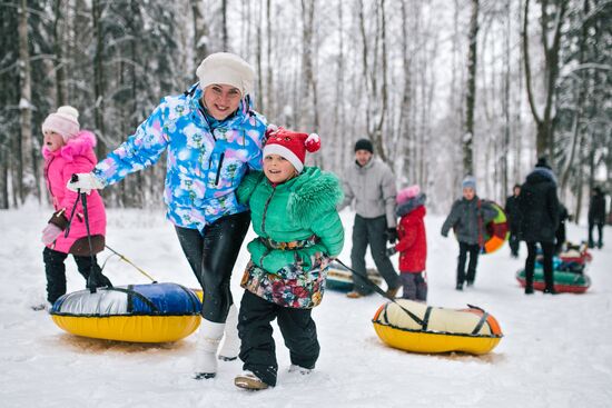 Snow Day celebrated in Russia's Ivanovo