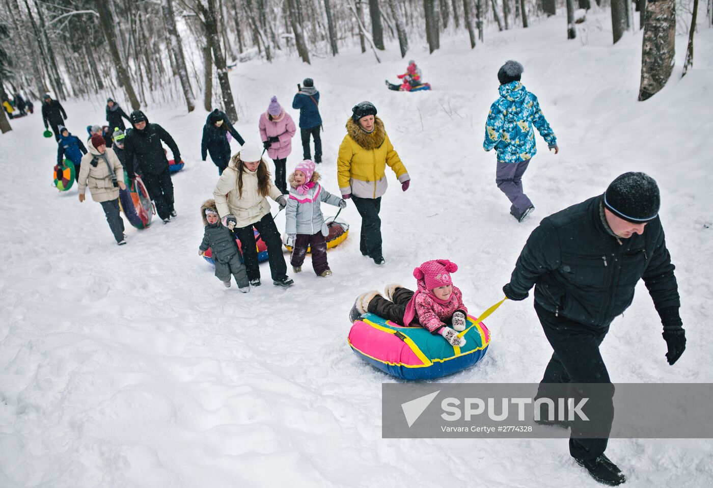 Snow Day celebrated in Russia's Ivanovo