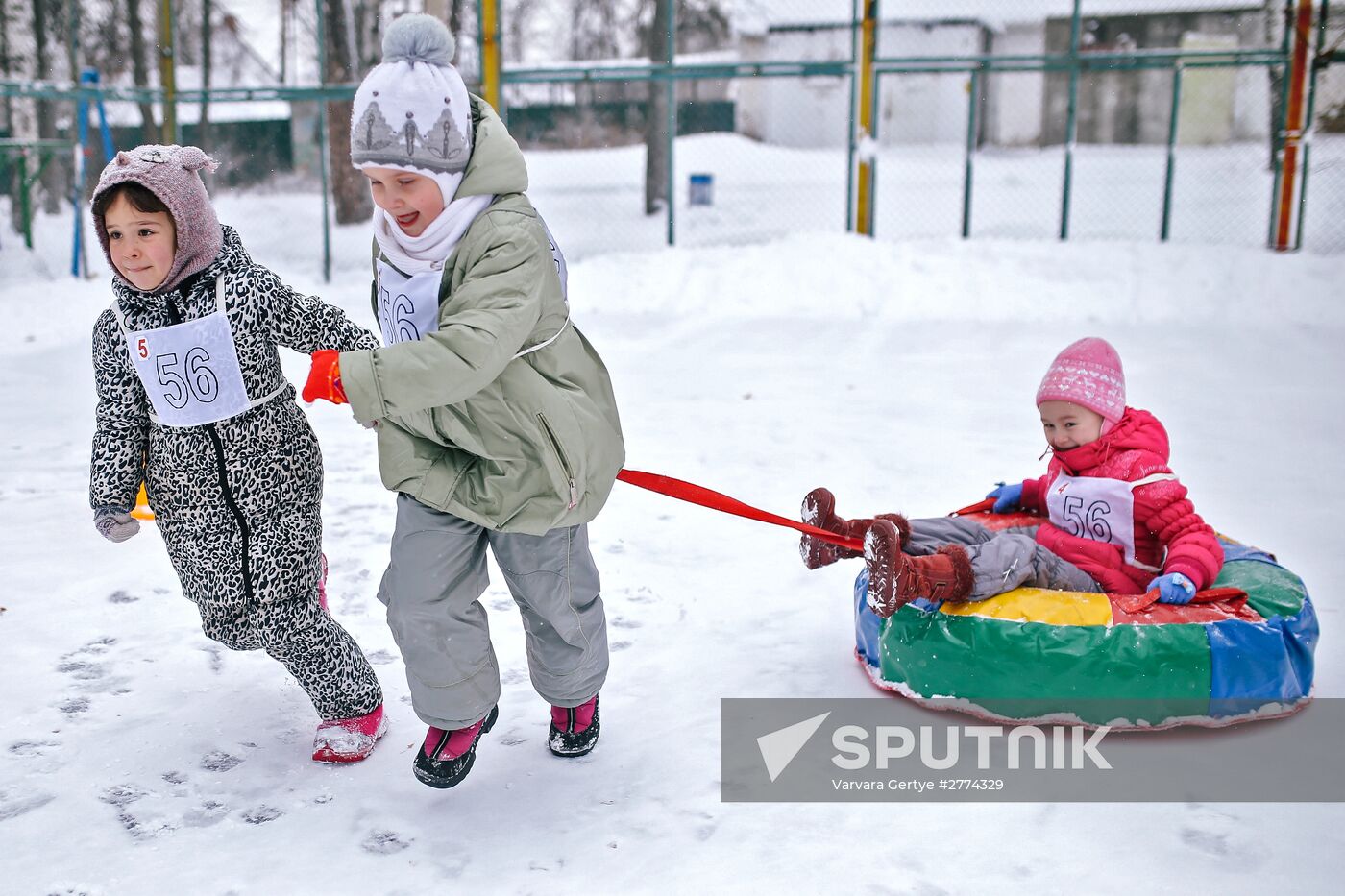 Snow Day celebrated in Russia's Ivanovo