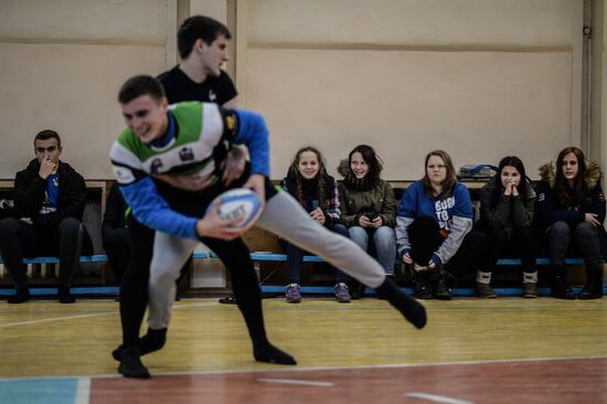 Children's rugby team Varyag from Veliky Novogorod