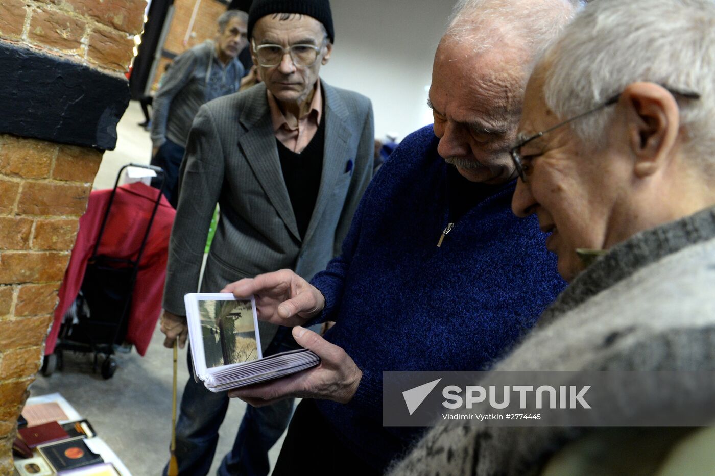 Winter flea market at Museum of Moscow