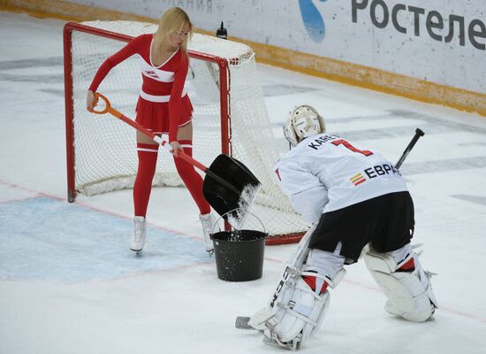 Kontinental Hockey League. Spartak vs. Metallurg Novokuznetsk