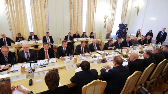 Meeting of business council at Russian Foreign Ministry