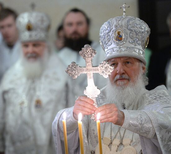 Patriarchal service on the Eve of Theophany in Cathedral of Christ the Savior