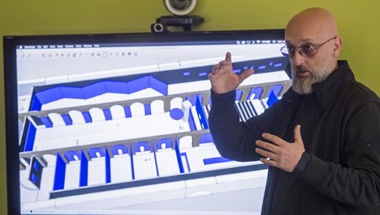 Creating multimedia content at Bazelevs film studio
