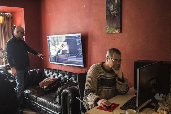 Creating multimedia content at Bazelevs film studio