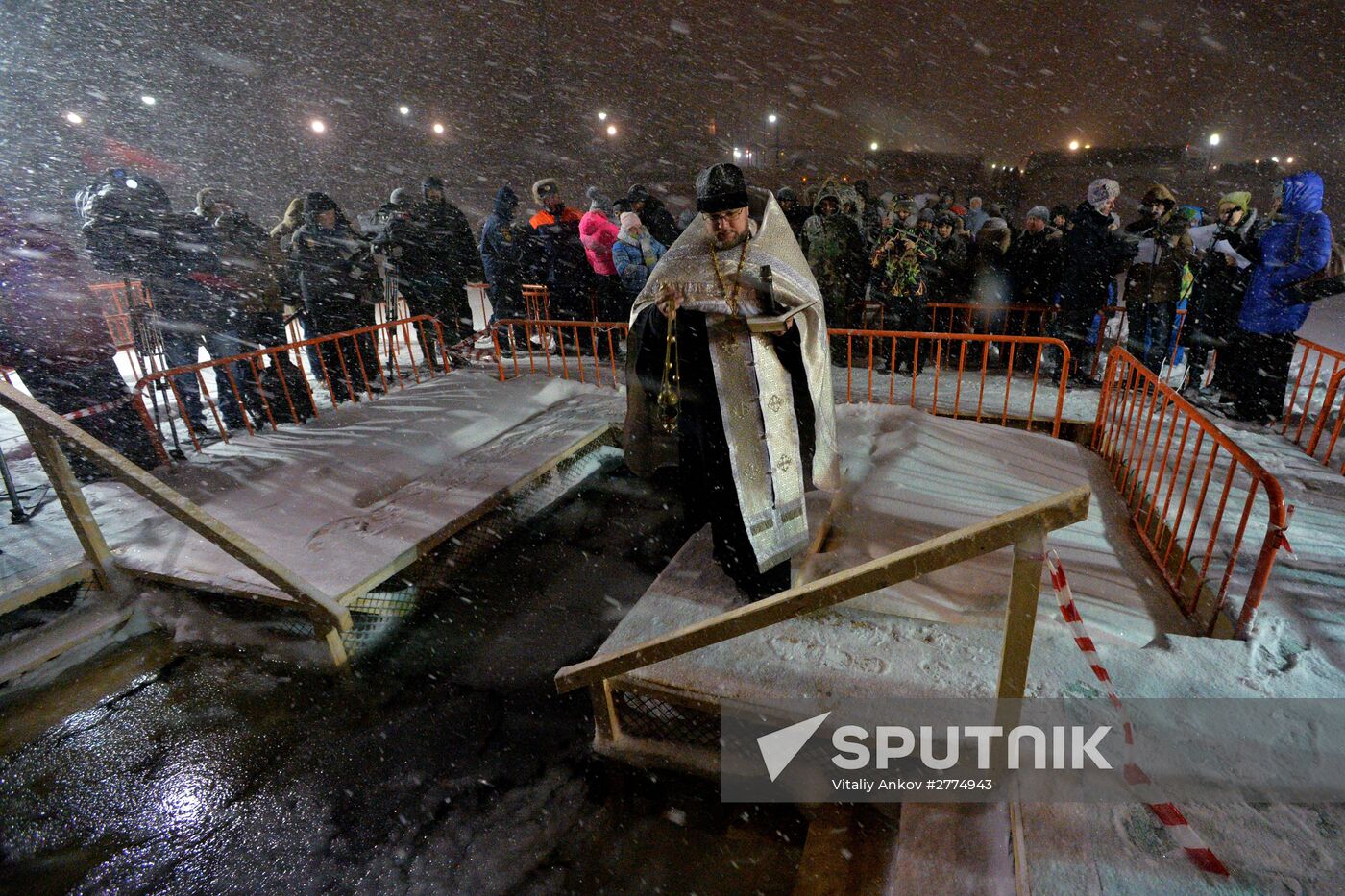 Epiphany celebrated in Russian regions