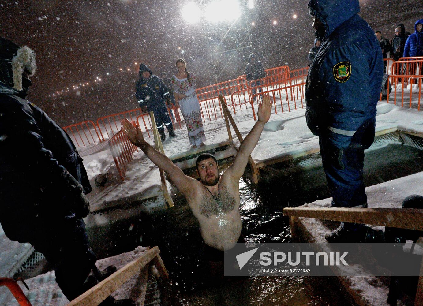 Epiphany celebrated in Russian regions