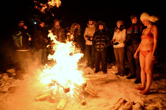 Epiphany celebrated in Russian regions