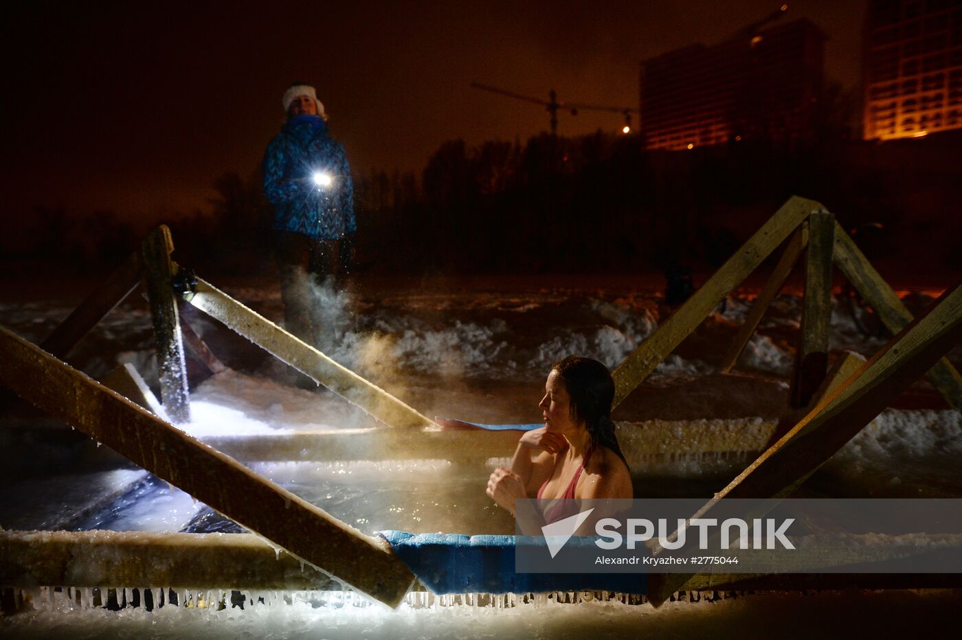 Epiphany celebrated in Russian regions