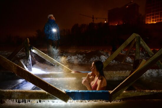 Epiphany celebrated in Russian regions