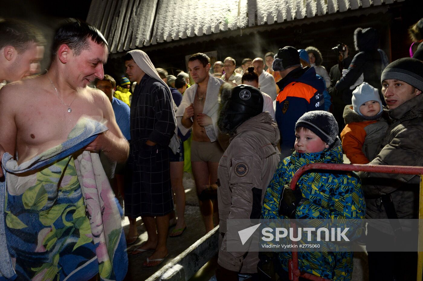 Epiphany celebrated in Russian regions
