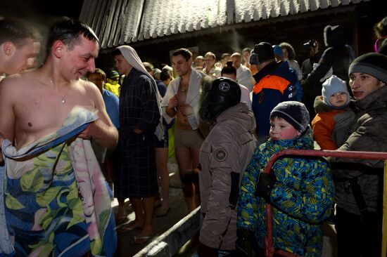 Epiphany celebrated in Russian regions