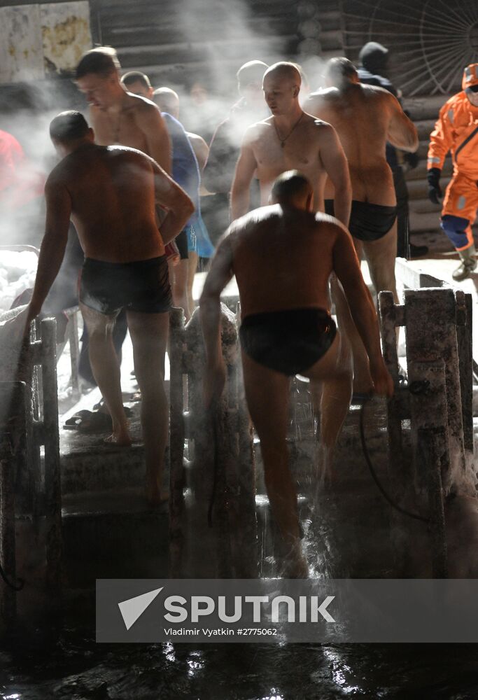 Epiphany celebrated in Russian regions