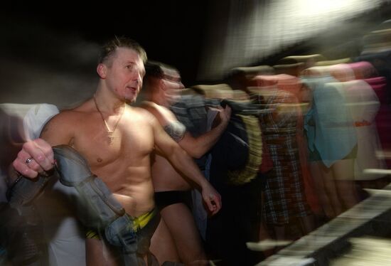 Epiphany celebrated in Russian regions