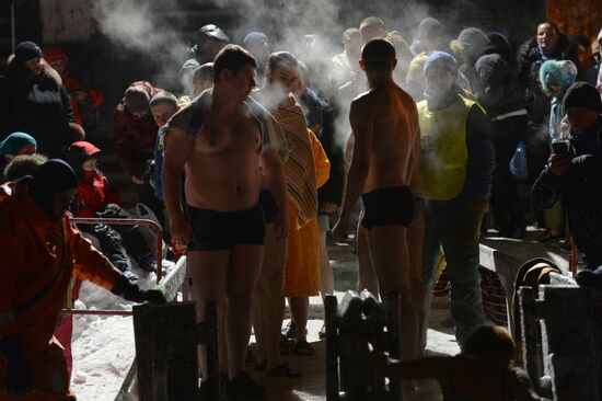 Epiphany celebrated in Russian regions