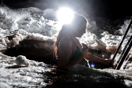 Epiphany celebrated in Russian regions