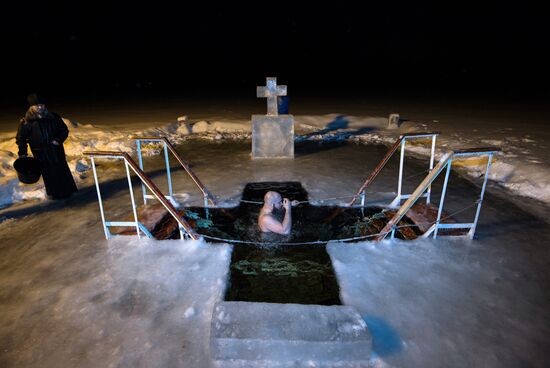Epiphany celebrated in Russian regions