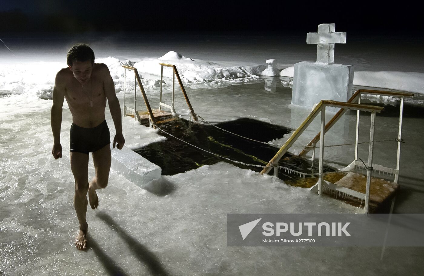 Epiphany celebrated in Russian regions