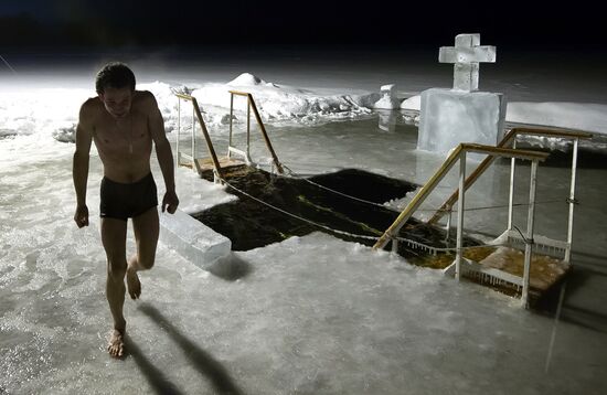 Epiphany celebrated in Russian regions