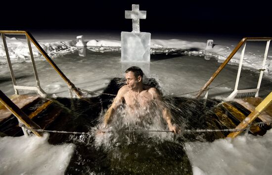 Epiphany celebrated in Russian regions