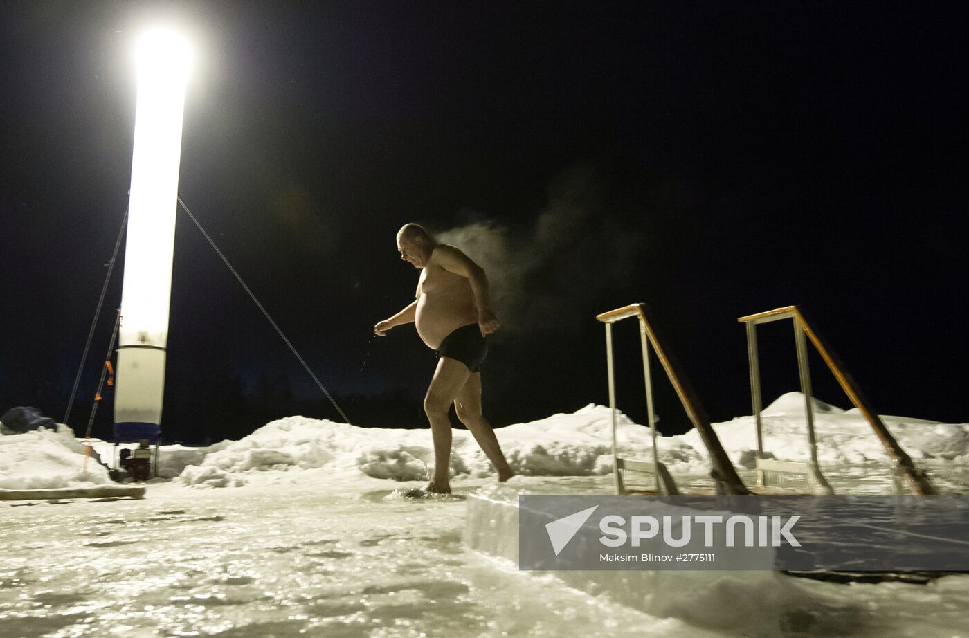 Epiphany celebrated in Russian regions