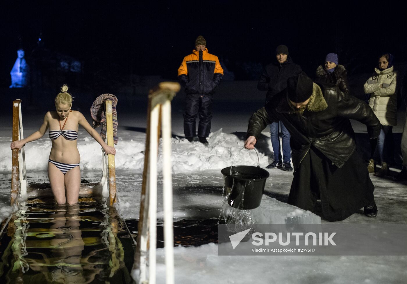 Epiphany celebrated in Russian regions