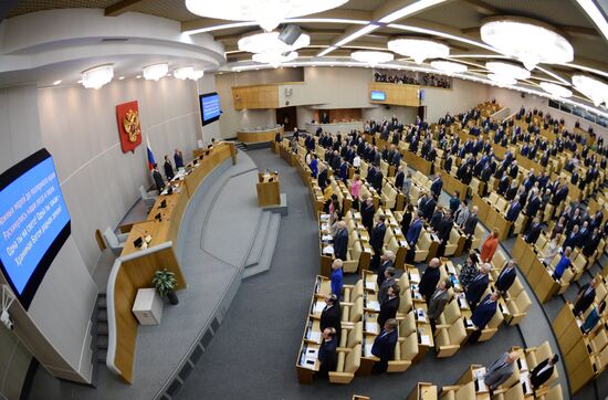 Plenary meeting of the State Duma of the Russian Federation