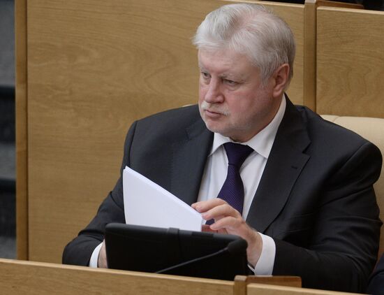 Plenary meeting of the State Duma of the Russian Federation