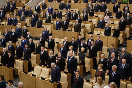 Plenary meeting of the State Duma of the Russian Federation
