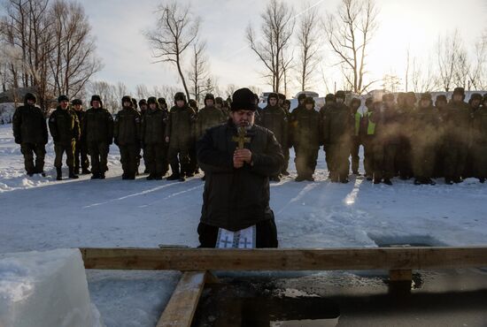 Epiphany celebrated in Russian regions