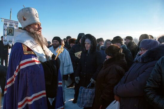 Epiphany celebrated in Russian regions