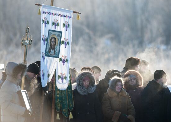 Epiphany celebrated in Russian regions