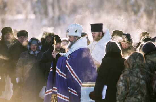 Epiphany celebrated in Russian regions