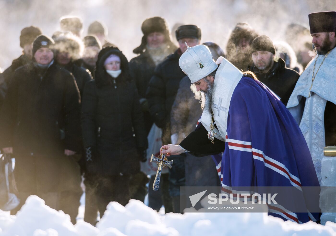 Epiphany celebrated in Russian regions