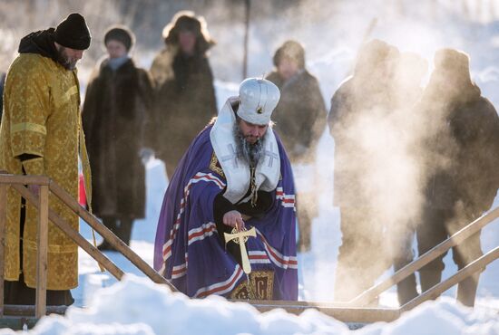 Epiphany celebrated in Russian regions